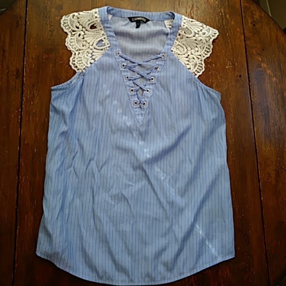 Express Lace Up Blouse